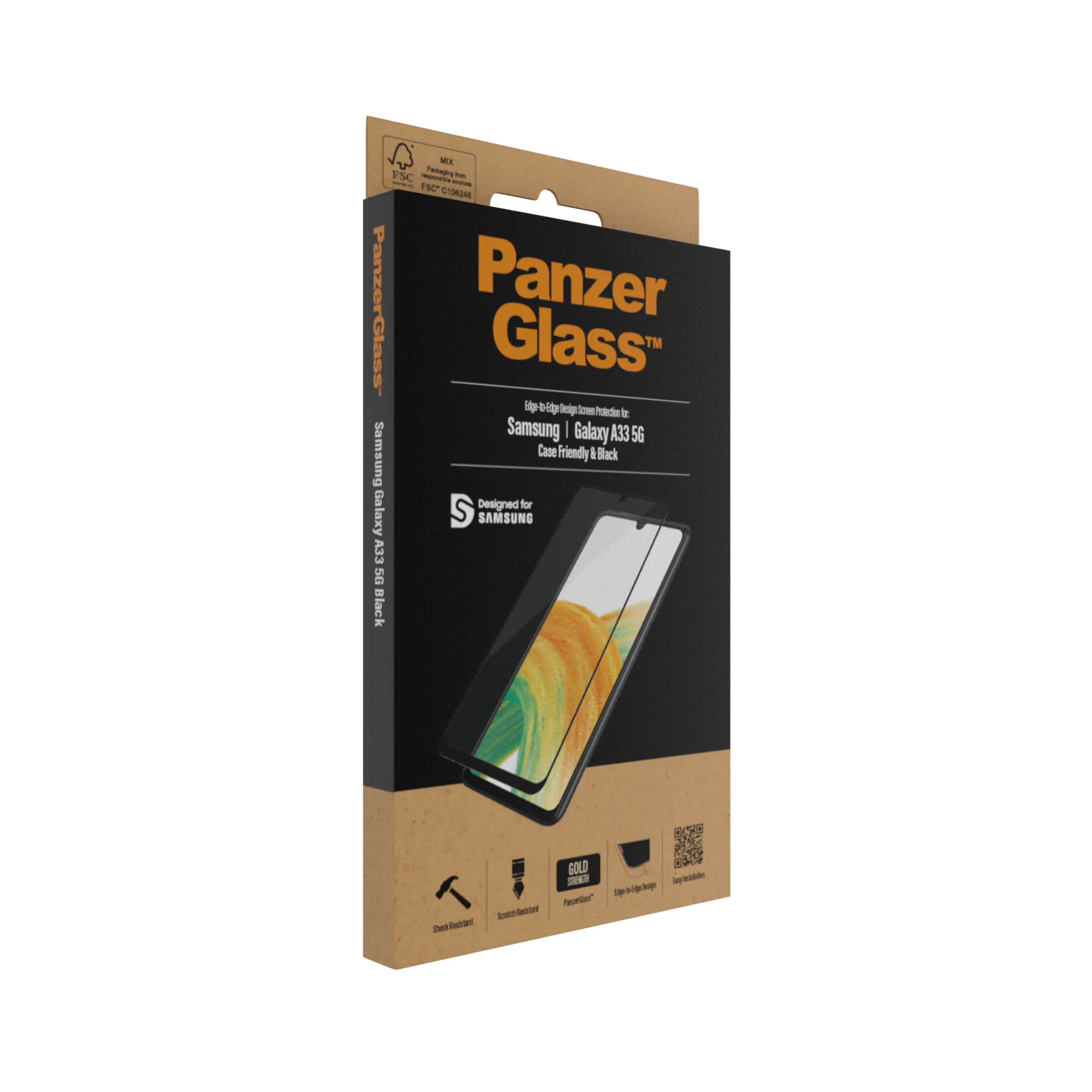 PanzerGlass Case Friendly, Galaxy A33 - Screen Glass