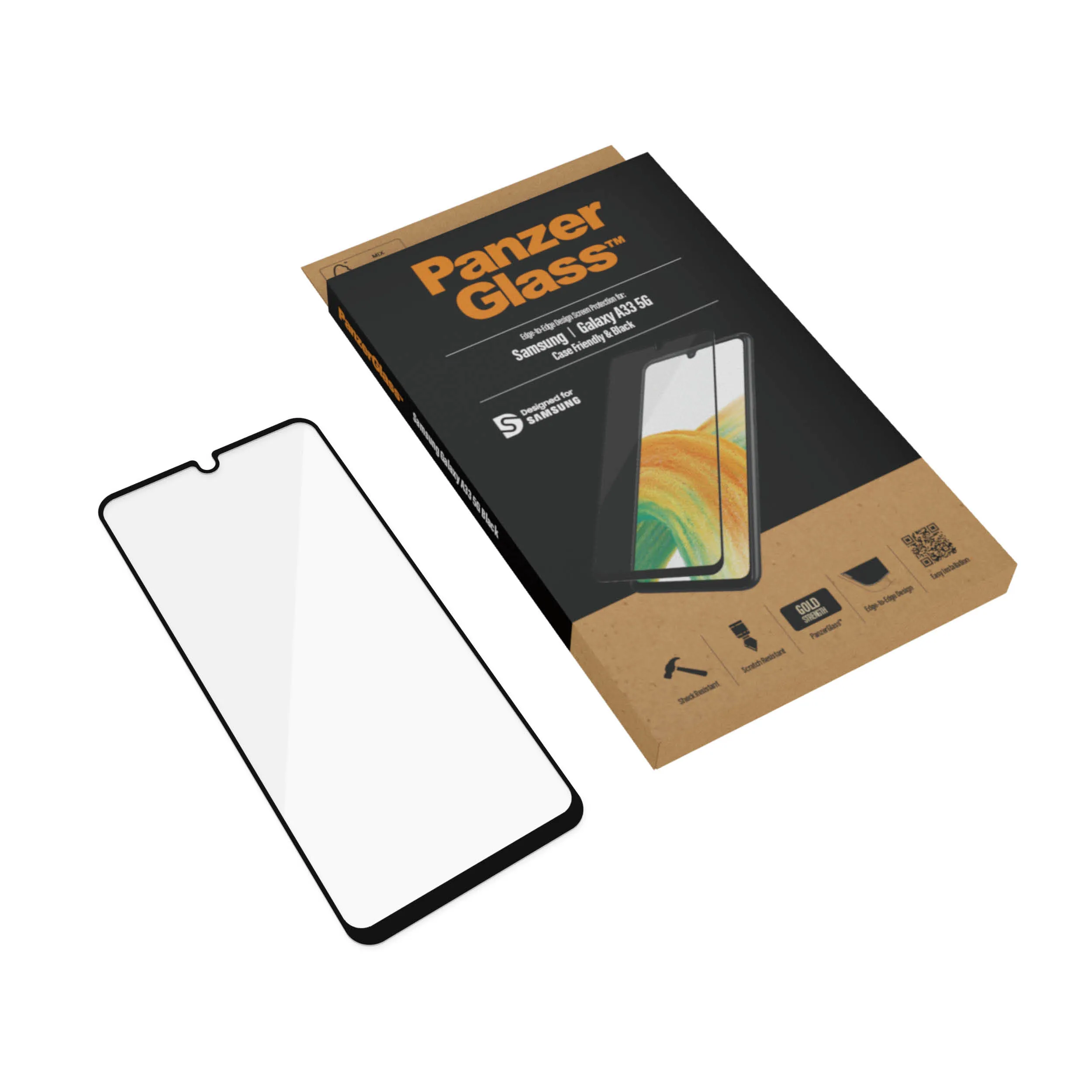 PanzerGlass Case Friendly, Galaxy A33 - Screen Glass