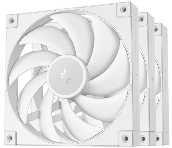 Deepcool FD14 3in1, 140mm - chassi fläkt, Vit, 3st