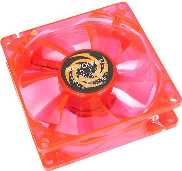 120x120x25 mm, 4 x Red LED