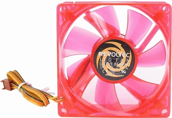 120x120x25 mm, 4 x Red LED