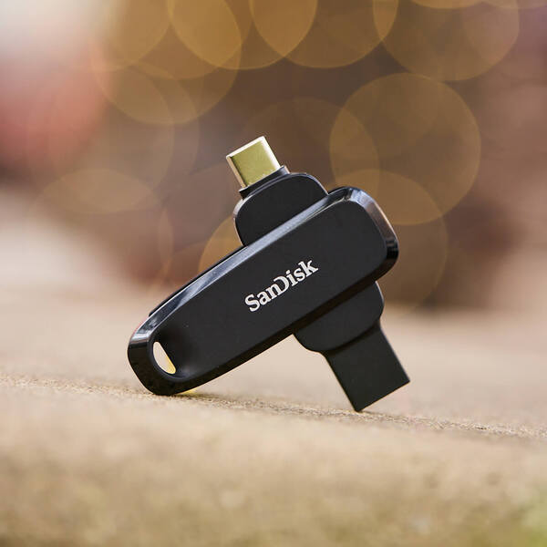 SanDisk Phone Drive, USB-C, Android, 256 Gt -muistitikku, musta