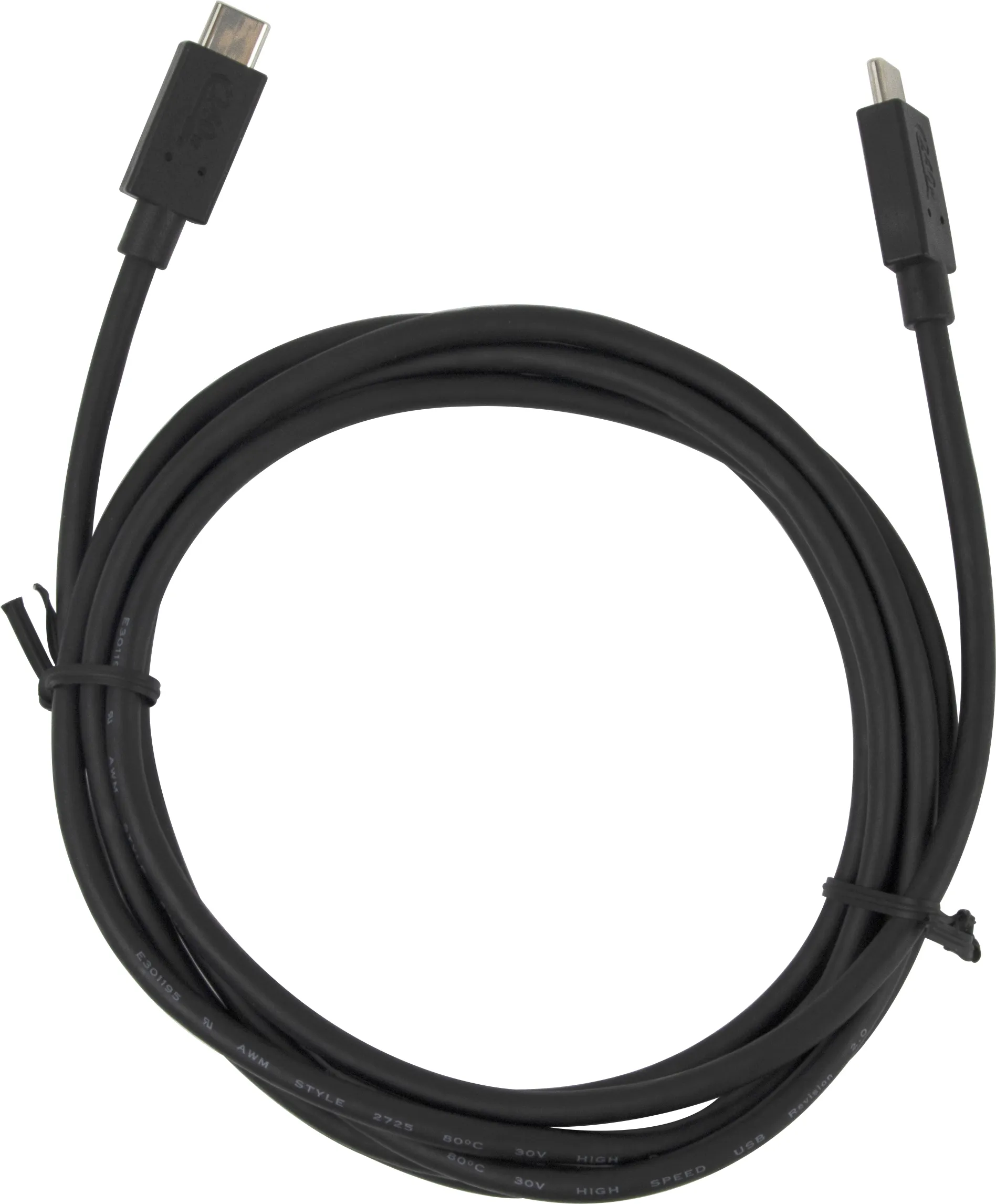 Deltaco USB-C - USB-C EPR 240W USB 2.0 - cable, Black, 2m