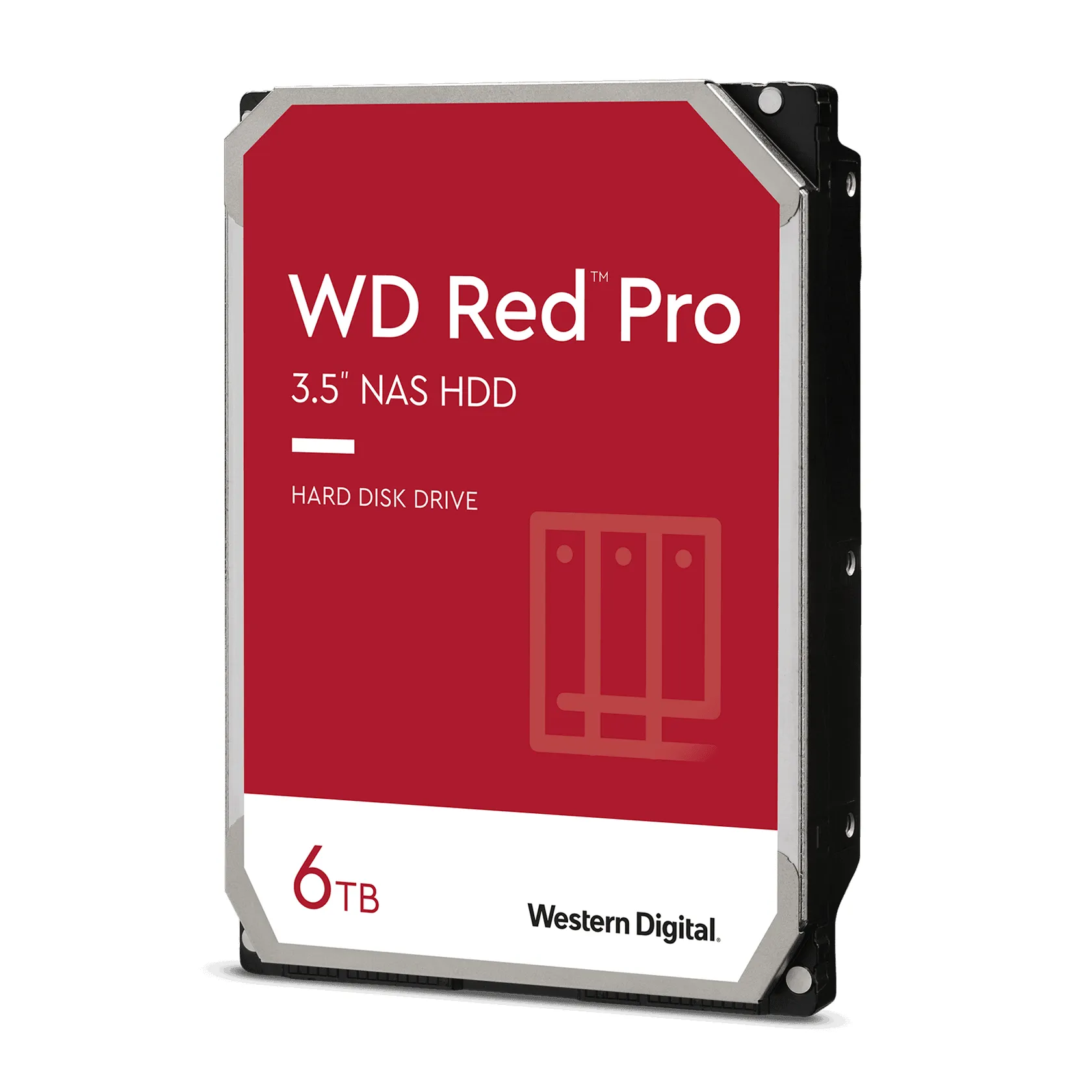 WD Red Pro 3.5&quot;, 6 TB, 7200 RPM, 256 MB - h&aring;rddisk (NAS)