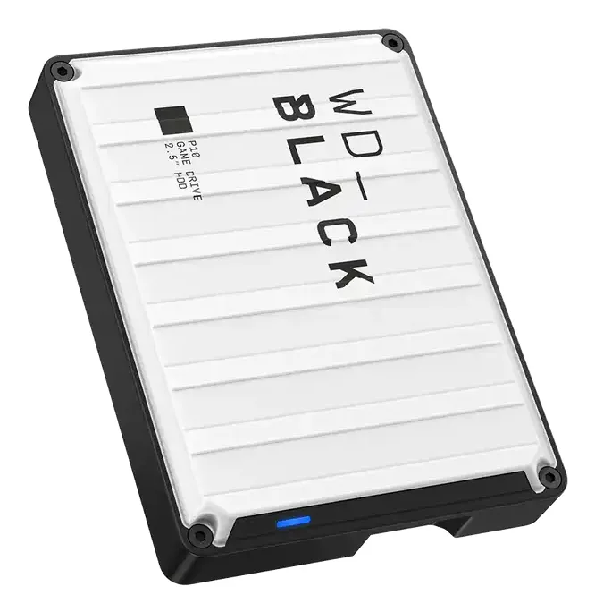 Western Digital WD_BLACK P10 Game Drive for PlayStation 6TB External HDD, Black / White