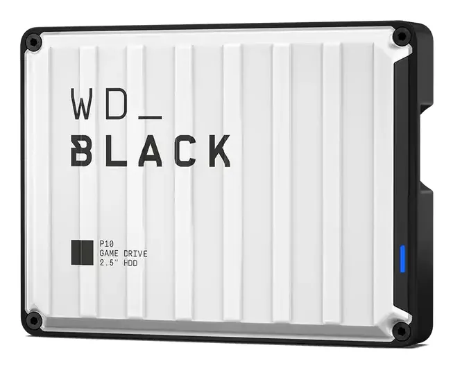 Western Digital WD_BLACK P10 Game Drive for PlayStation 6TB External HDD, Black / White
