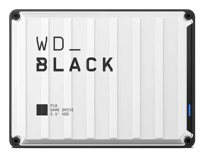 Western Digital WD_BLACK P10 Game Drive for PlayStation 6TB External HDD, Black / White