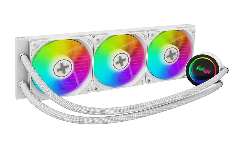 Xilence LiQuRizer LQ360W 360mm ARGB -nestej&auml;&auml;hdytin, valkoinen