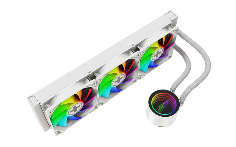 Xilence LiQuRizer LQ360W 360mm ARGB -nestej&auml;&auml;hdytin, valkoinen