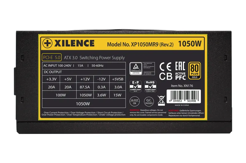 Xilence Performance X Series XP1050MR9.2 1050 W - Power supply, 80 Plus Gold