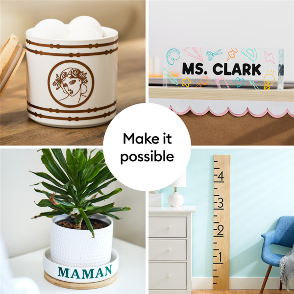 Cricut Smart Vinyl Permanent 33x91cm 1 sheet (Shimmer Black)