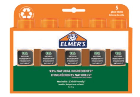 ELMERS 20 gram Pure School Glue stick 5-blister