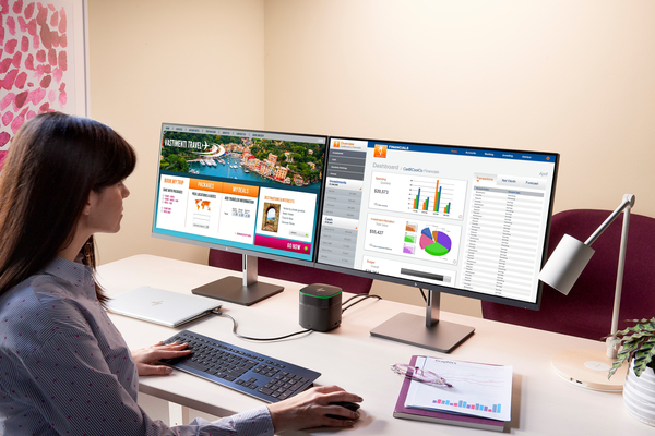 HP 27" EliteDisplay S270n, 4K UHD, IPS -n&auml;ytt&ouml;