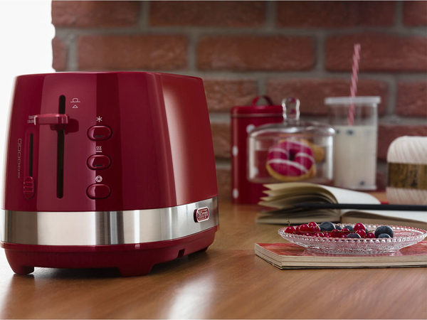 Delonghi Active Line - br&ouml;drost, 2 skivor, R&ouml;d