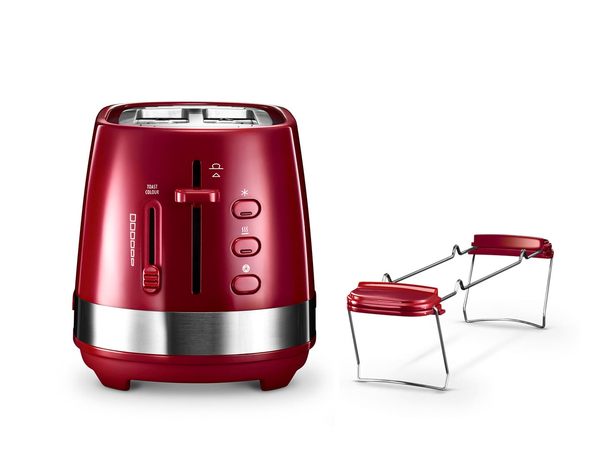 Delonghi Active Line - br&ouml;drost, 2 skivor, R&ouml;d