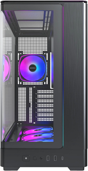 MONTECH KING 45 PRO Full-Tower Case with RGB lighting, Black