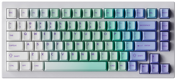 Keychron PBT Full Keycap Set, Cherry Profile, Cloud and Snow