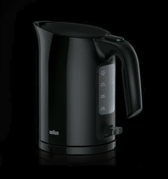 Braun PurEase - electric kettle, black, 1.7l