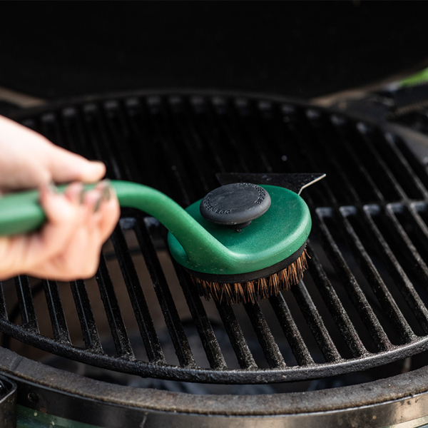 Big Green Egg grill cleaning brush