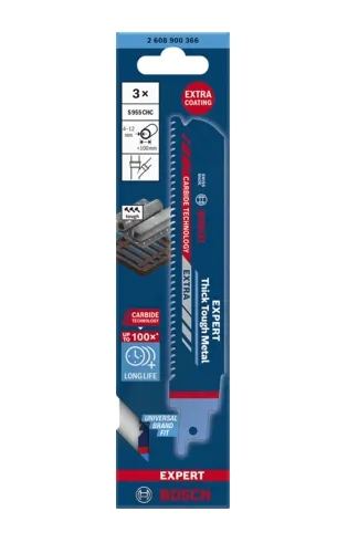 Bosch saber saw blade S955CHC 3pcs - 2608900366 EXPERT RANGE