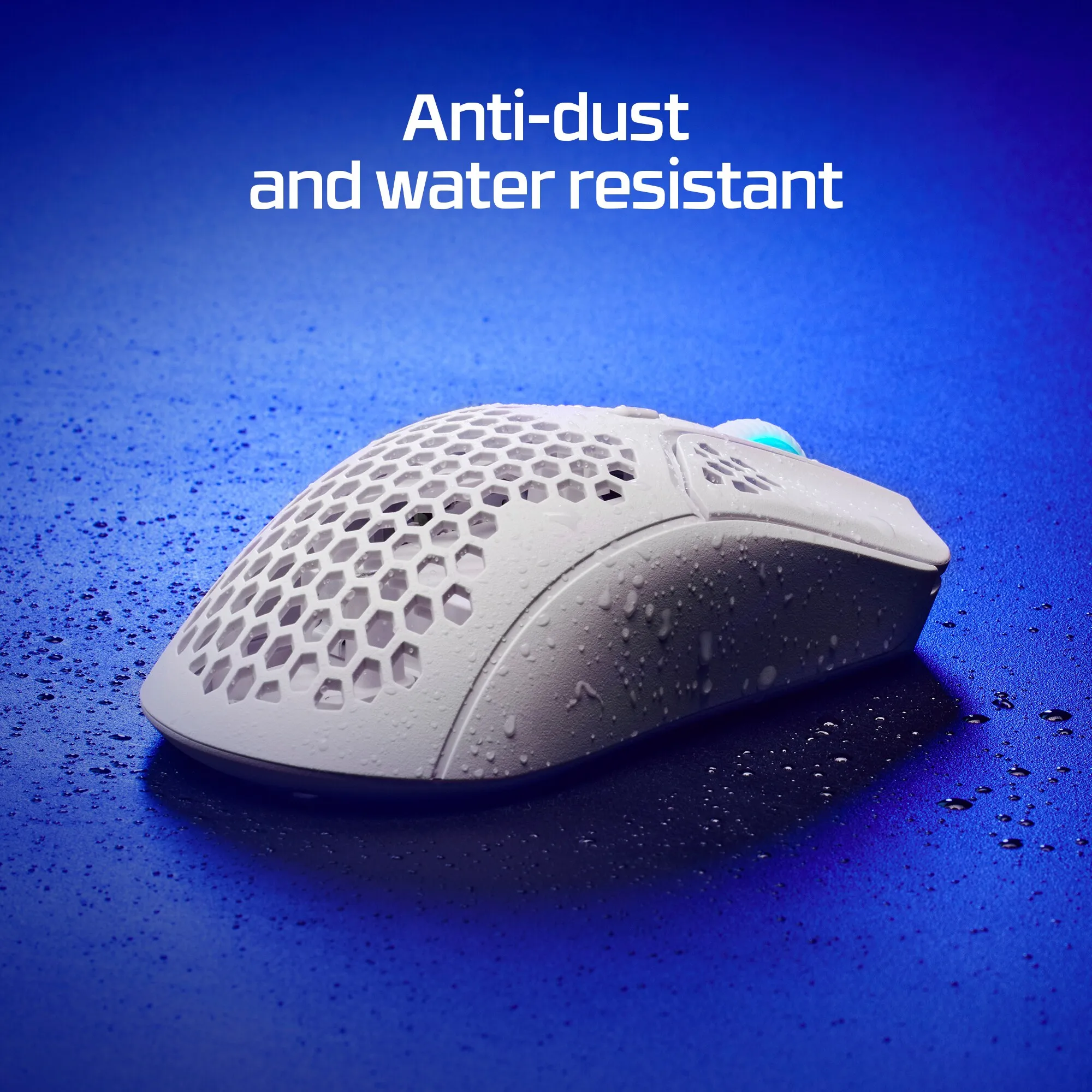 HyperX Pulsefire Haste - tr&aring;dl&ouml;s spemus, vit