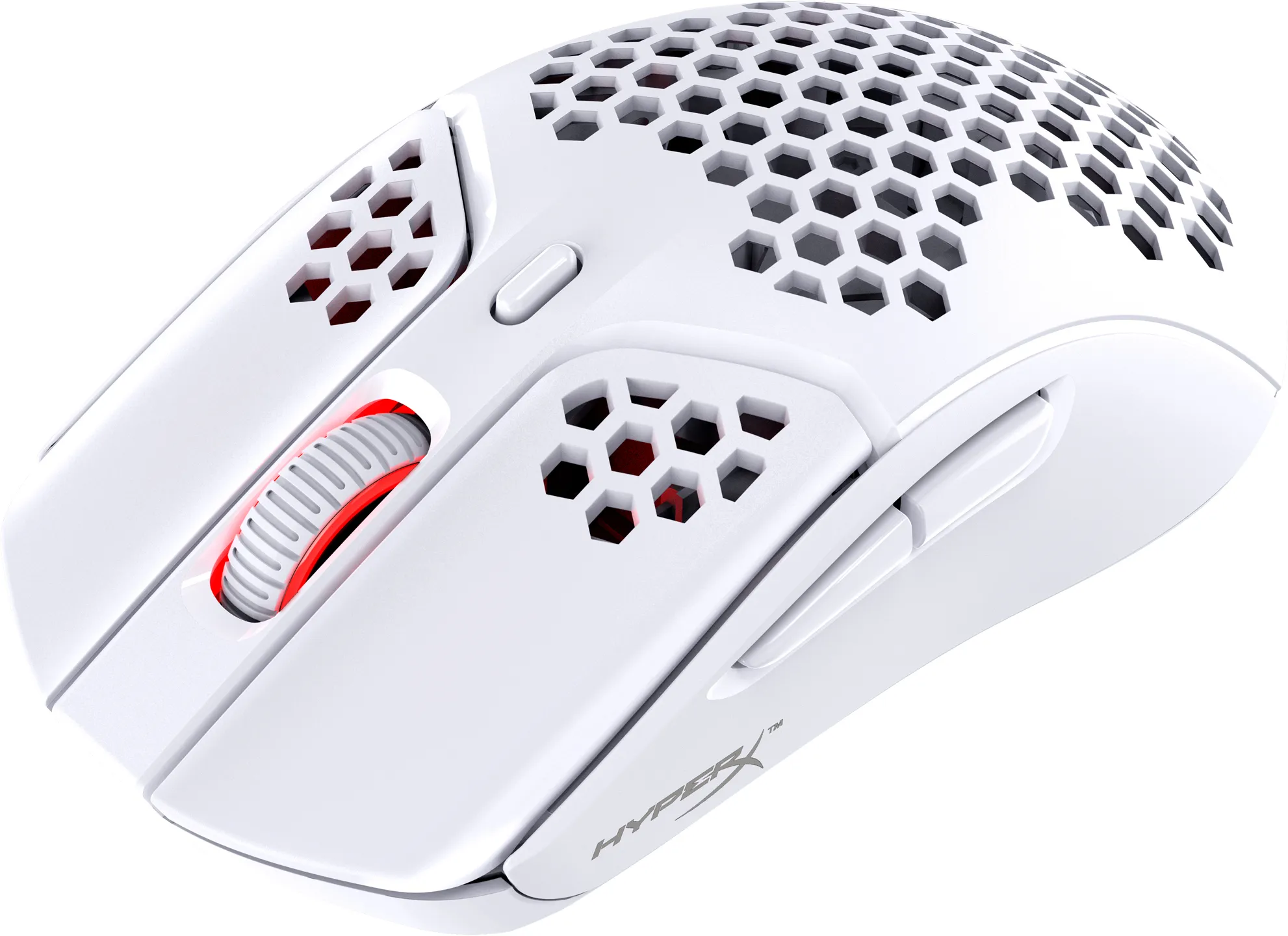 HyperX Pulsefire Haste - tr&aring;dl&ouml;s spemus, vit