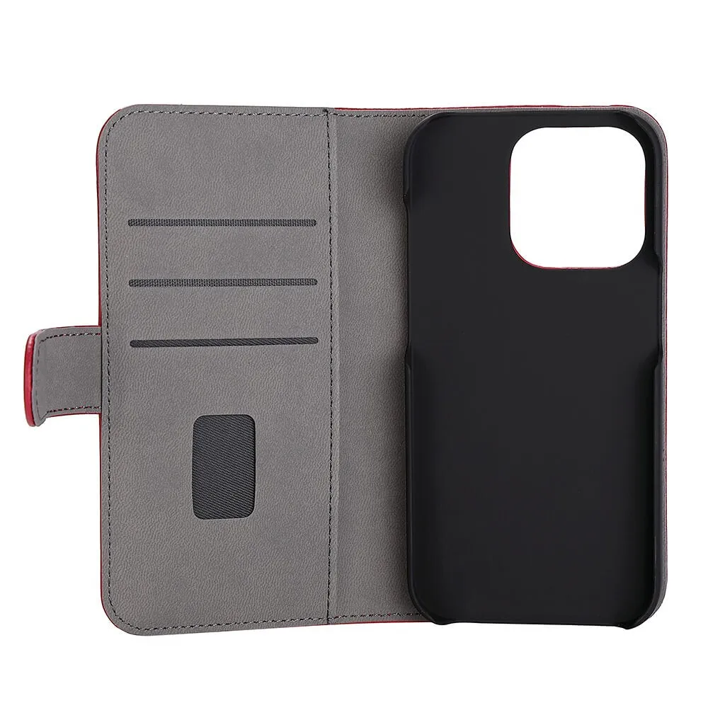GEAR Wallet, iPhone 14 Pro -lompakkokotelo, Punainen