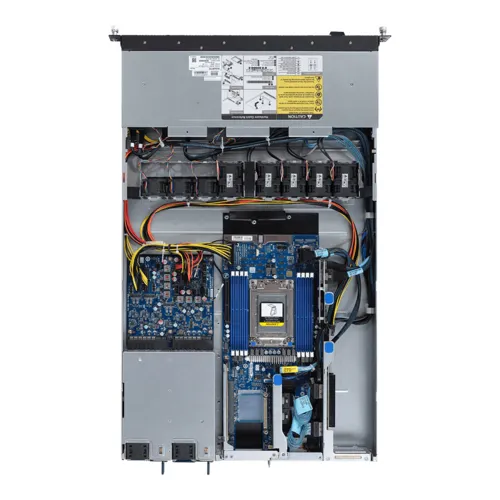 Gigabyte R162-Z11 (rev. 100) - Palvelin - telineasennettava - 1U - 1-tie - ilman suoritinta - RAM 0 Gt - SATA - pikavaihto 2.5" lokero(a) - ei kiintolevyä - AST