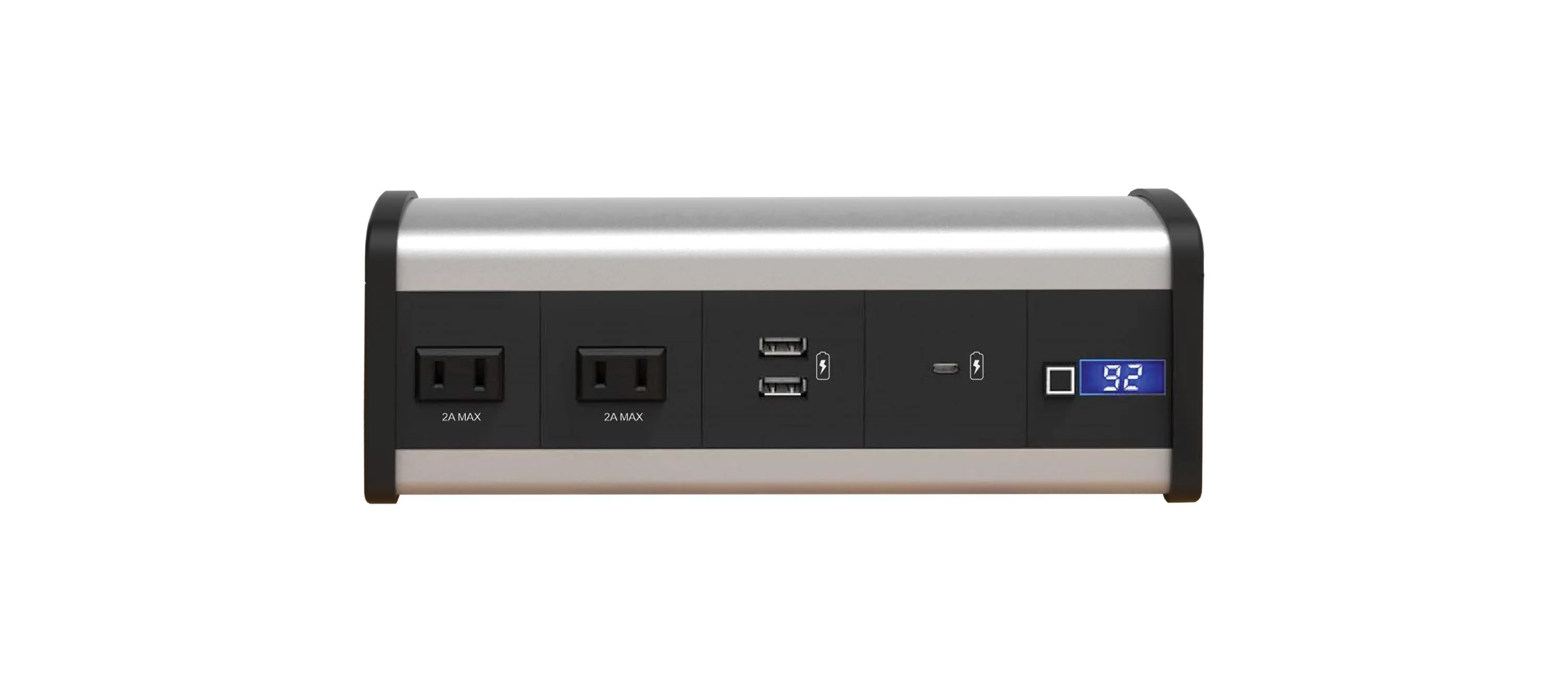 KRAMER MegaEdge Portable table mount power station with 240V AC output