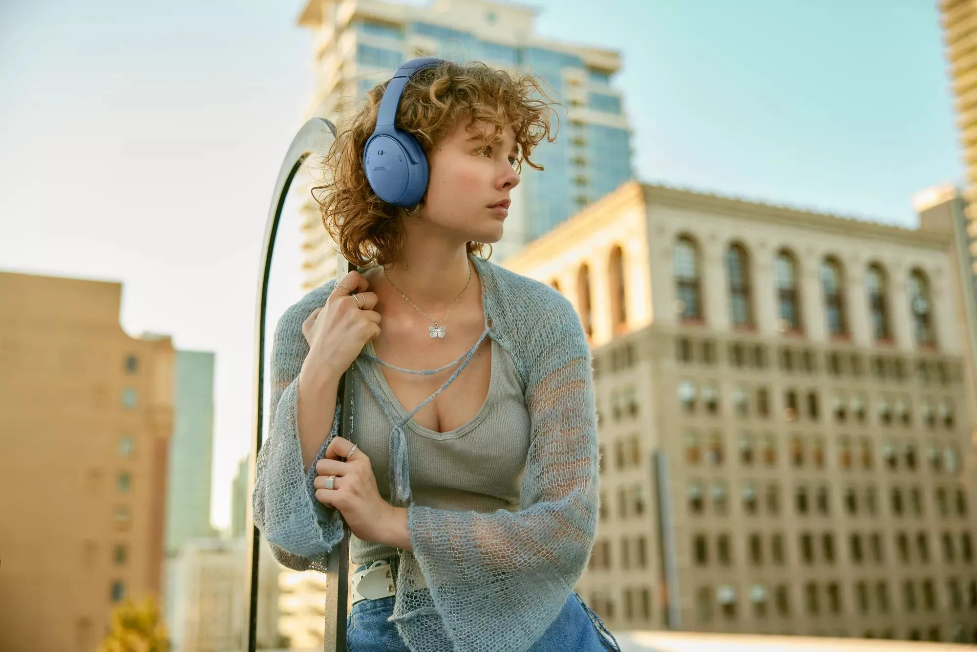 Bose QuietComfort - wireless noise cancelling headphones, Blue