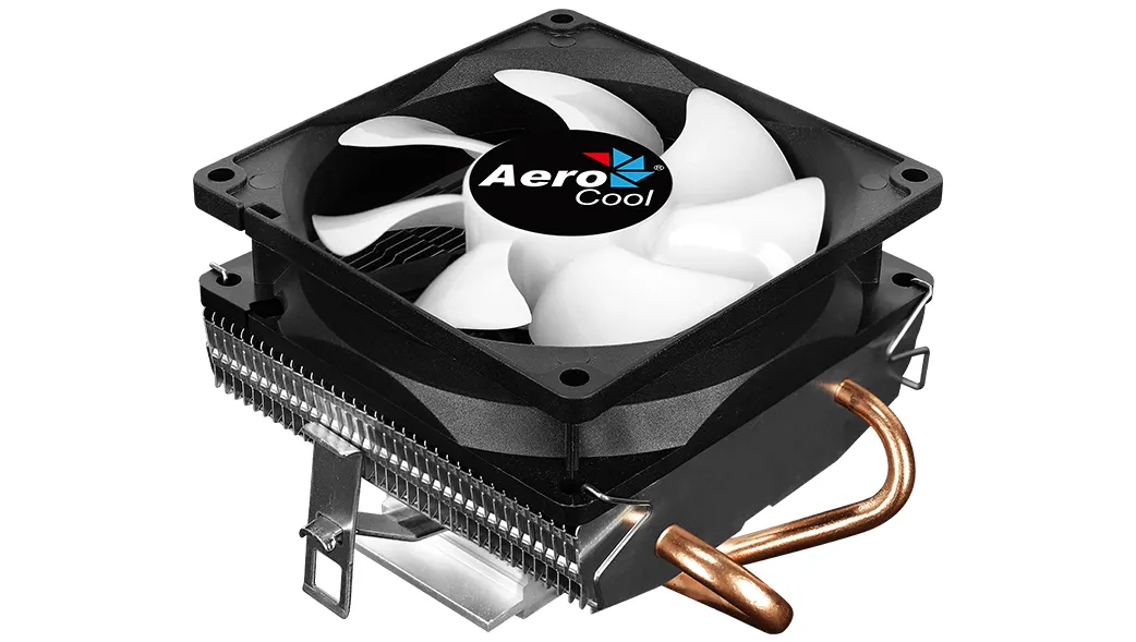 AeroCool Air Frost 2, 90 mm RGB CPU Cooler, Black