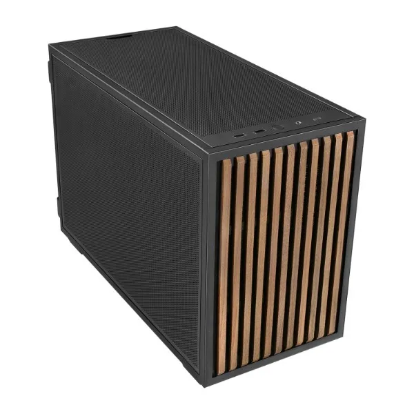 Lian Li Dan B4 Wood Micro-ATX Case, Black