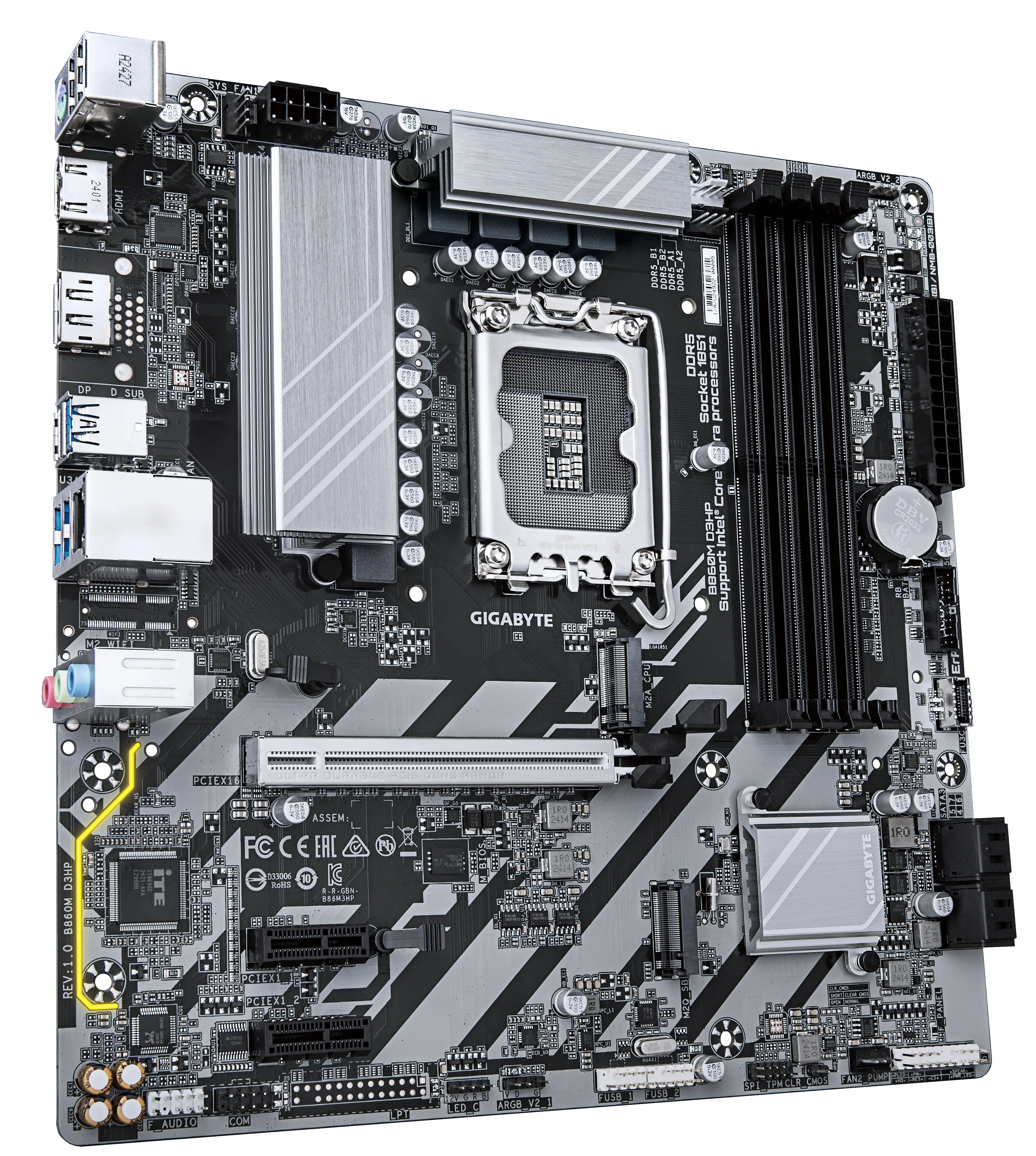 Gigabyte B860M D3HP LGA 1851 DDR5 mATX - motherboard
