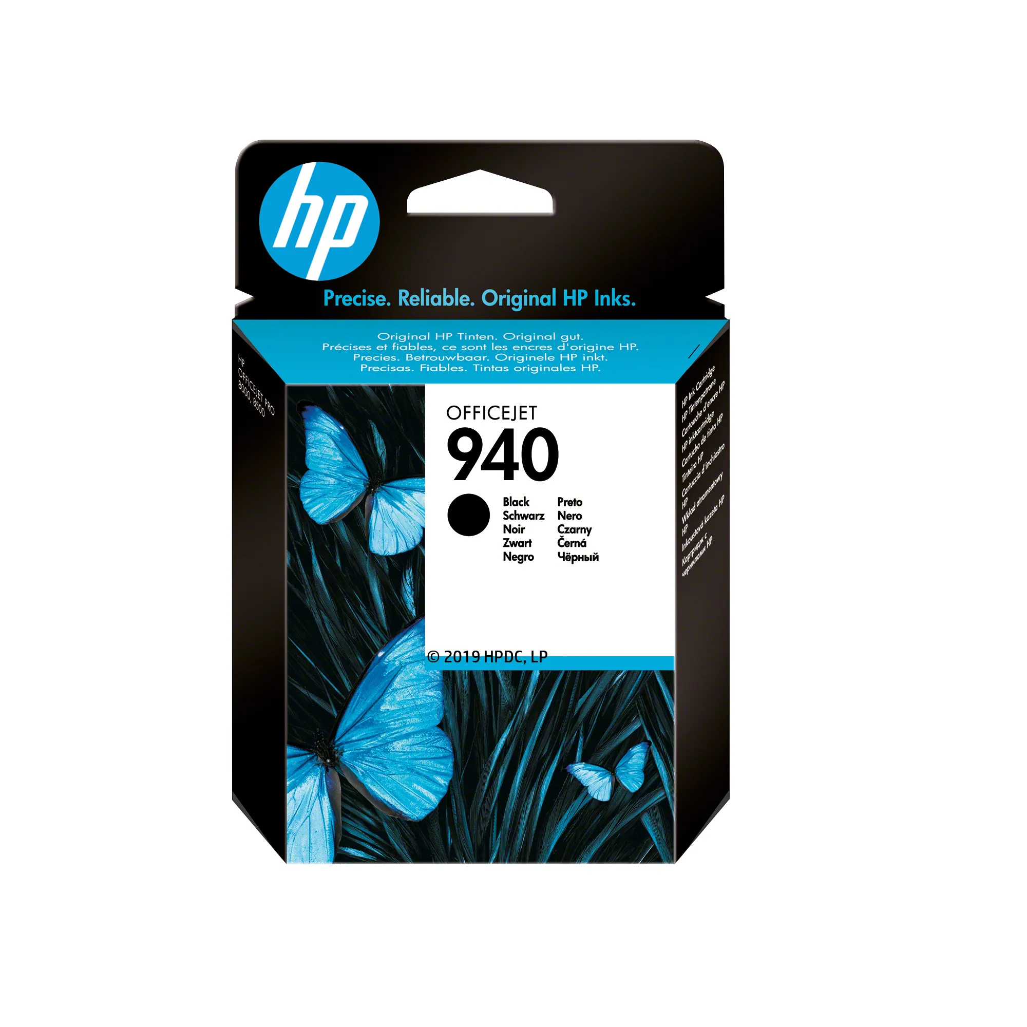 HP 940 -mustekasetti, 22 ml, musta