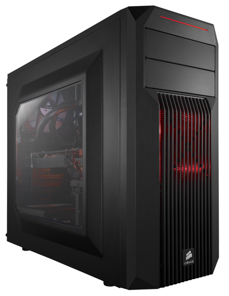 Corsair Carbide SPEC-02 Red Light, Mid Tower Gaming case