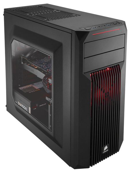Corsair Carbide SPEC-02 Red Light, Mid Tower Gaming case
