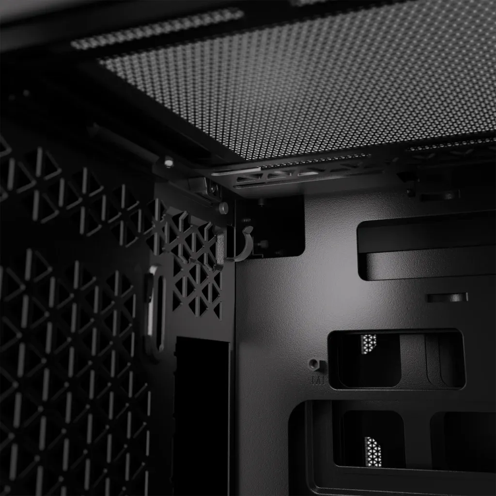 Corsair 2500X Dual Chamber - mATX case, black