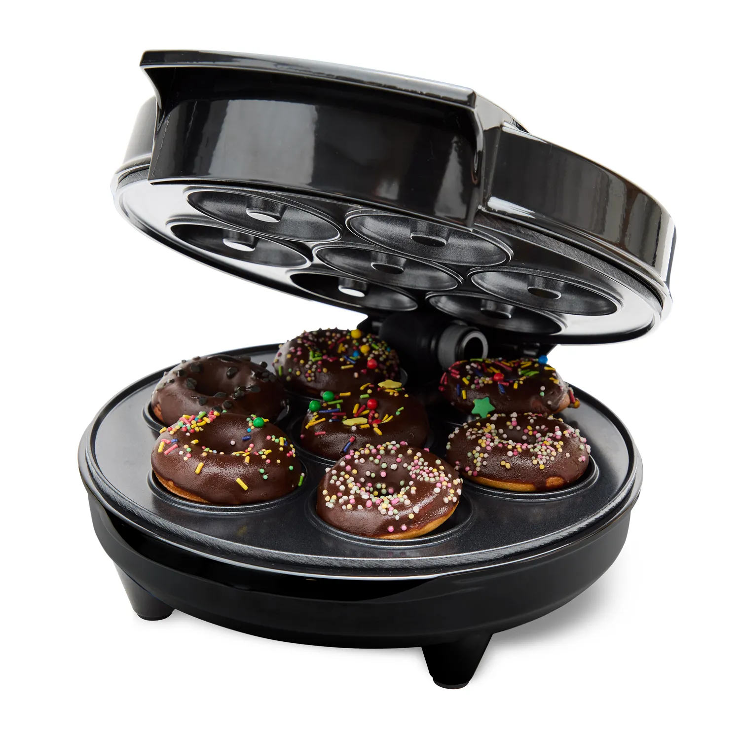 Champion Donut Maker Ceramic - 7 donuts, black