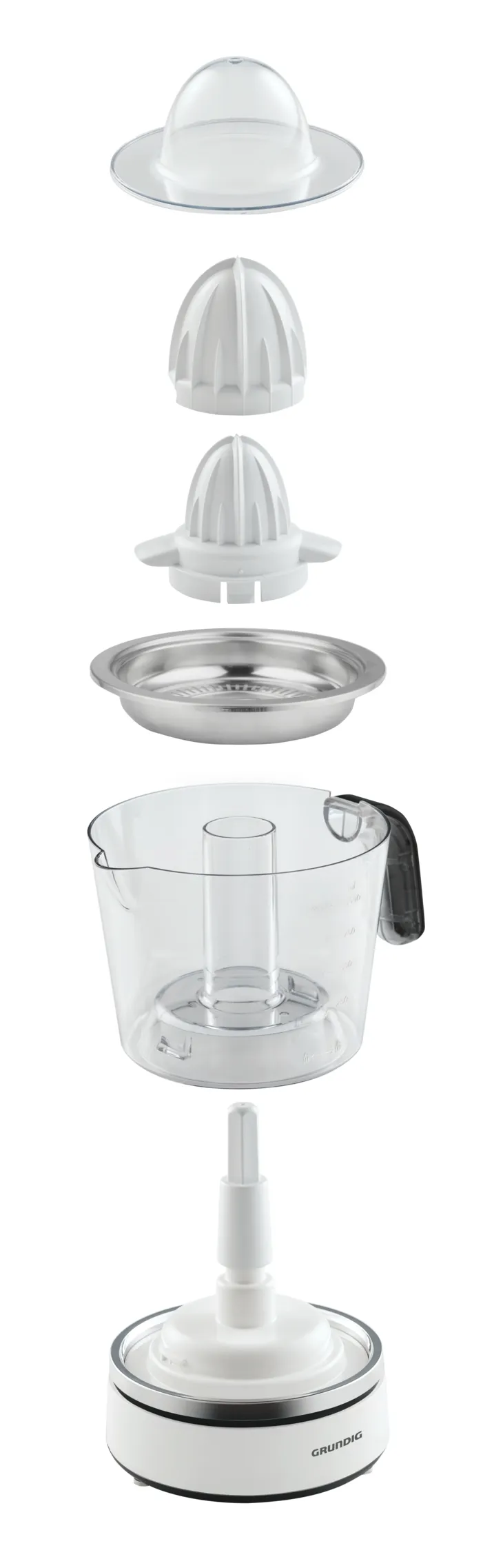 Grundig CJ 6840, citrusjuicer (vit/silver)