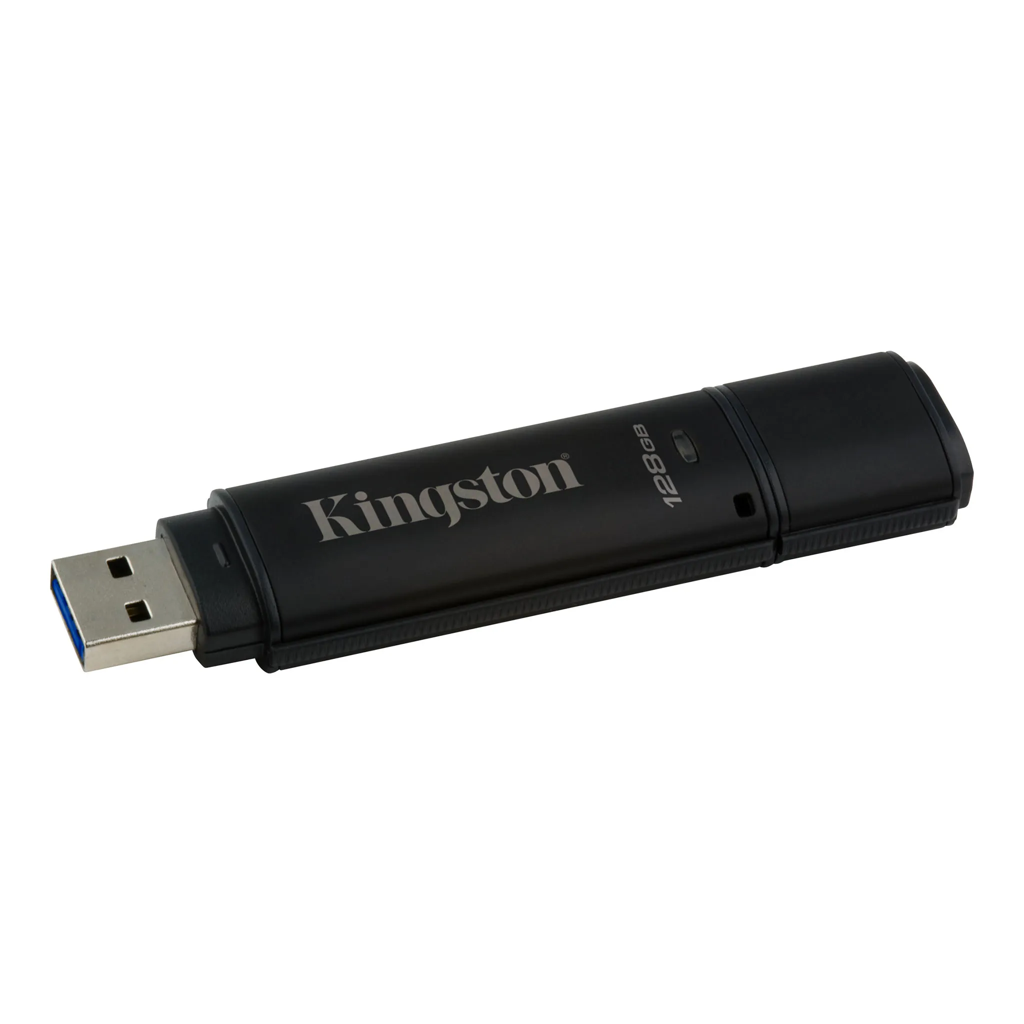 Kingston 128 GB DataTraveler 4000G2 Encrypted USB 3.2 Gen 2 (3.1 Gen 2) - minne, Svart