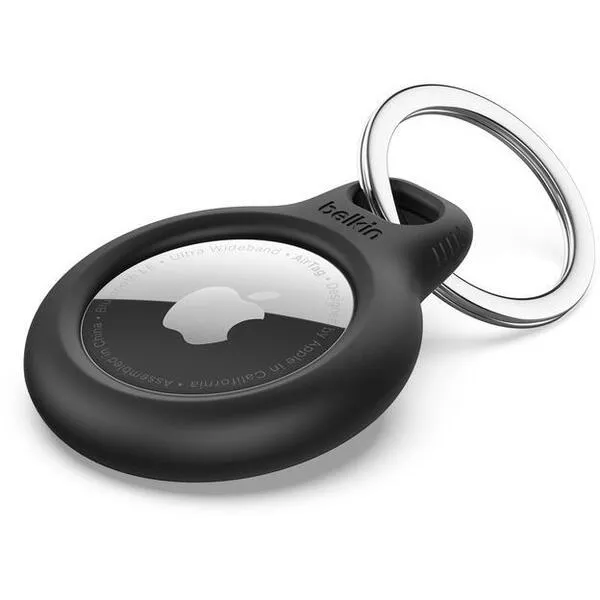 Belkin Secure Holder, AirTag - keychain, Black