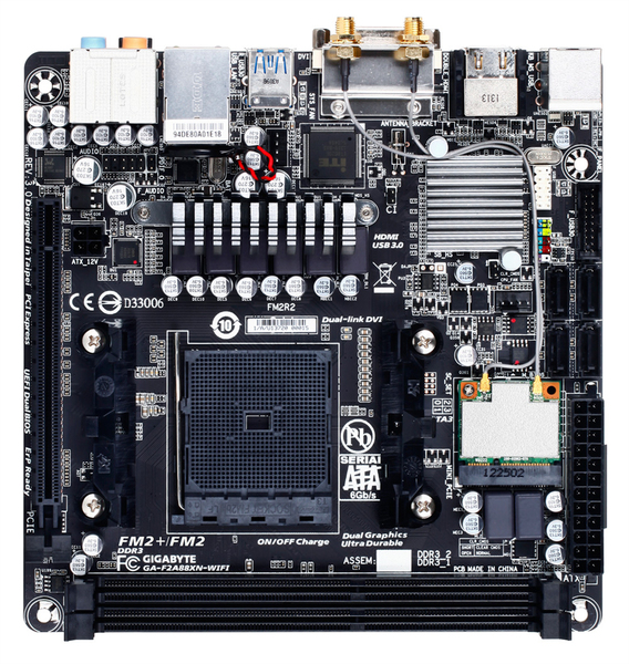 Gigabyte F2A88XN-WIFI | Socket FM2+ | Mini-ITX