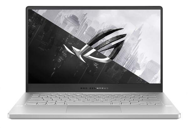 Asus 14" ROG Zephyrus G14, 16 Gt / 512 Gt SSD M.2, GTX 1650 Ti, Win 10 Pro -pelikannettava, Hopea