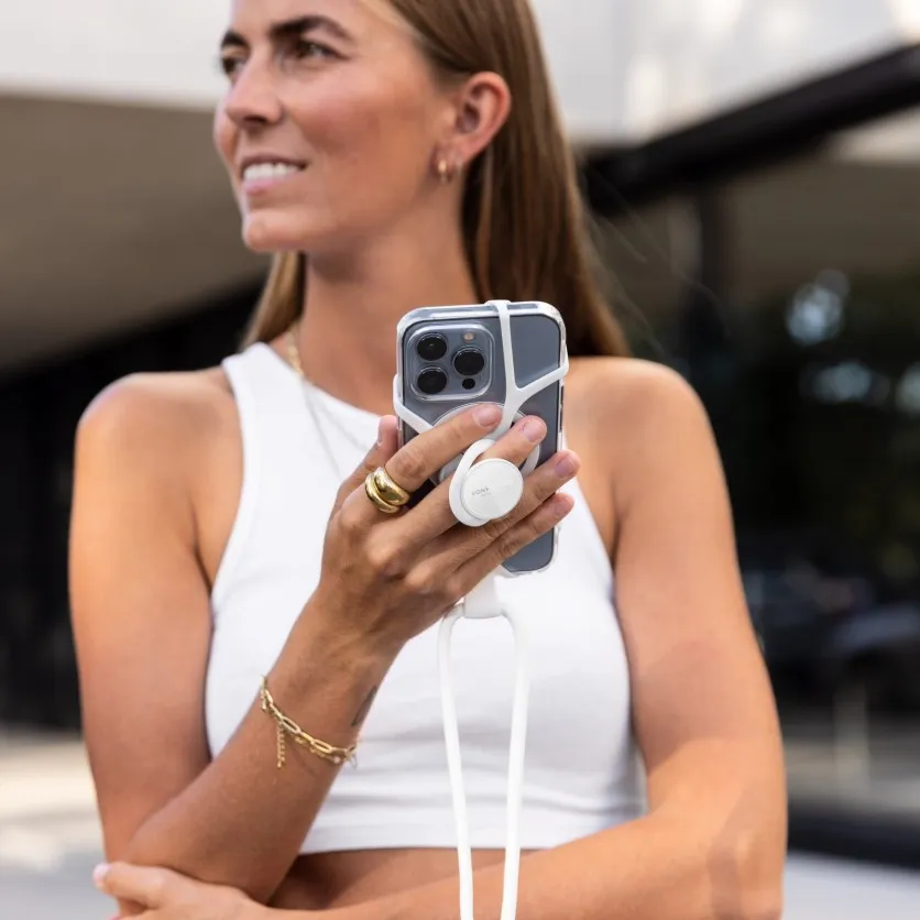 Infinity Plus - The Universal Phone Strap, White