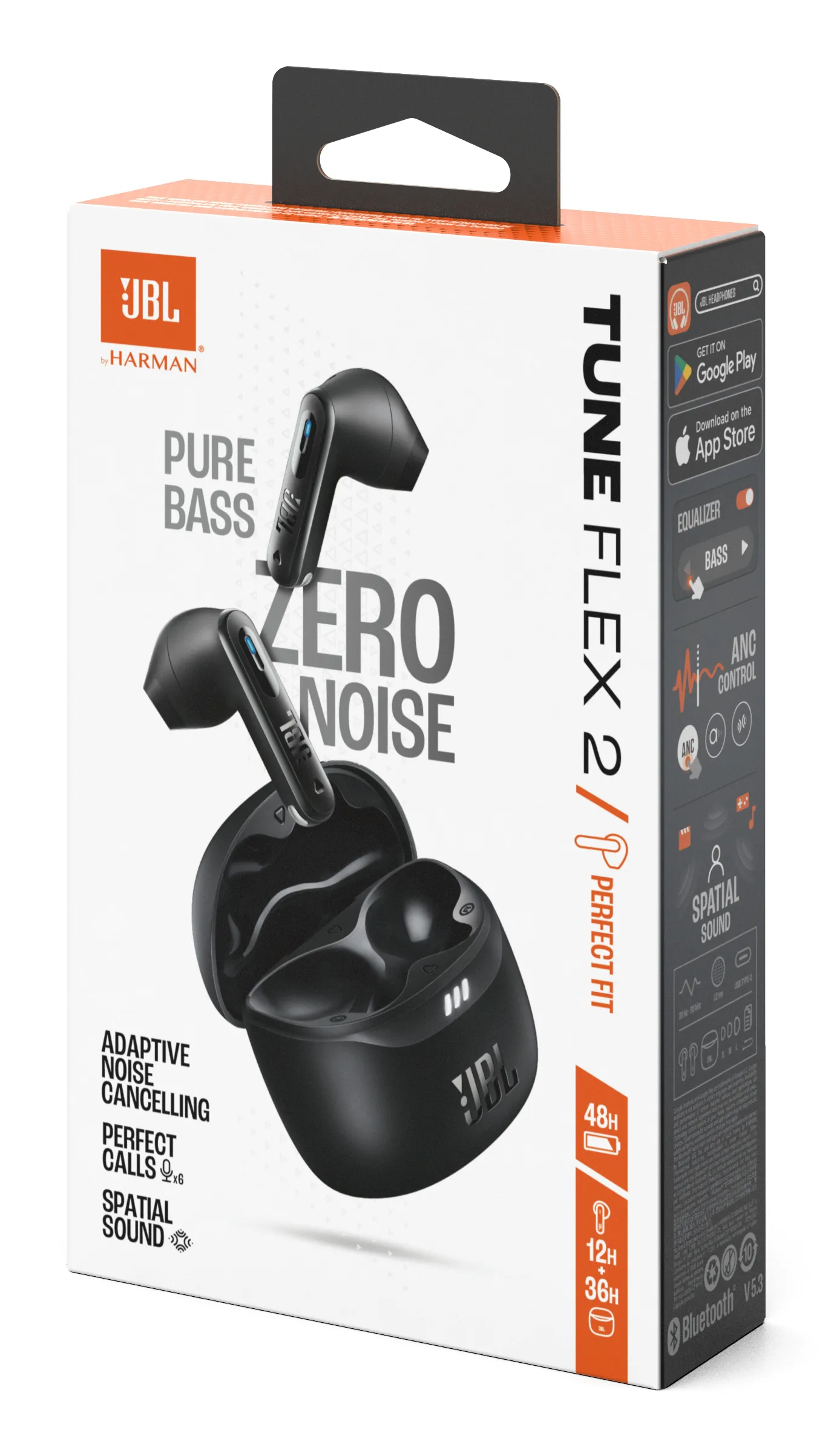 JBL Tune Flex 2 - wireless earbuds, black