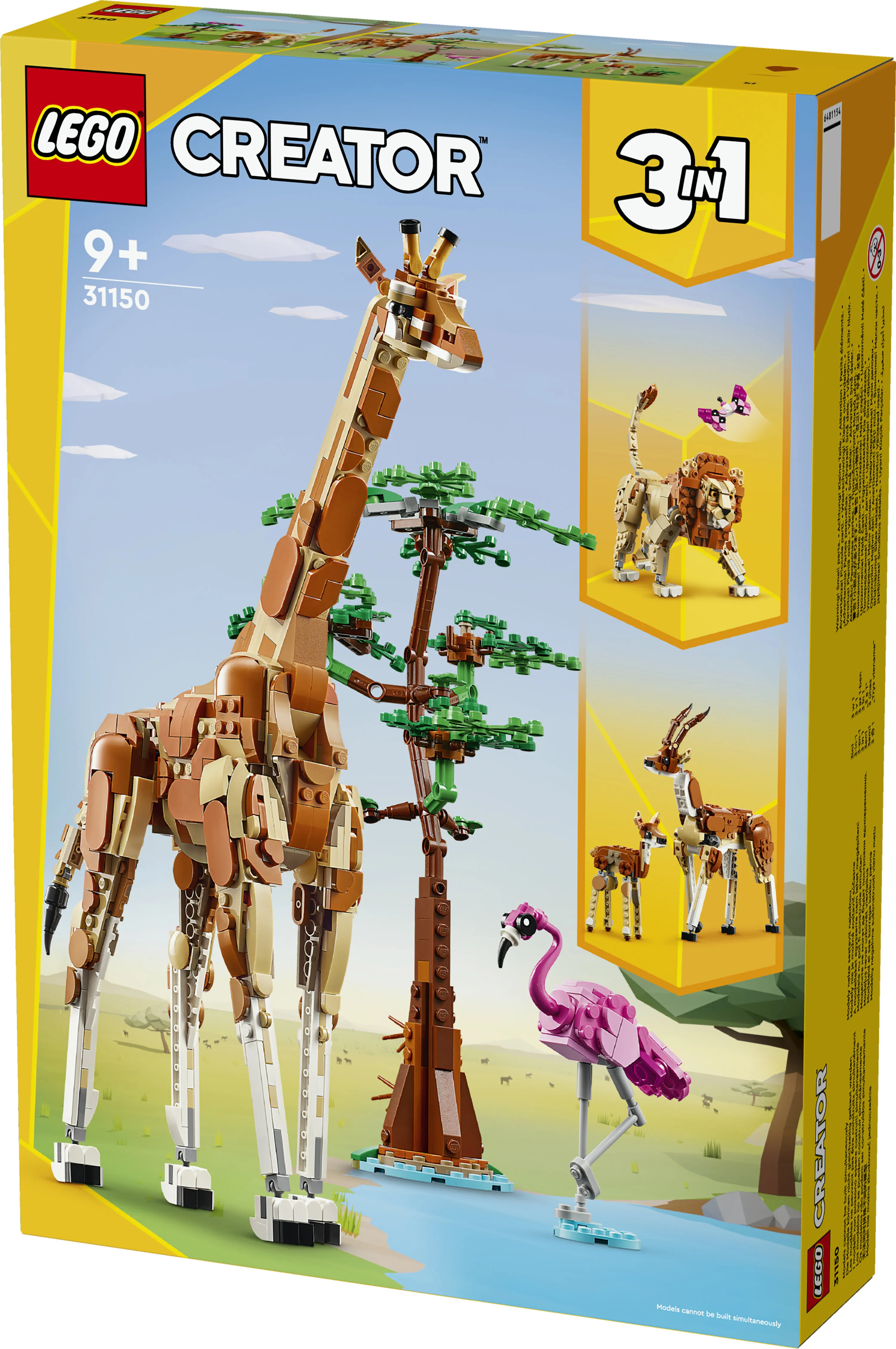 LEGO Creator Safari vildlivsdjur 31150