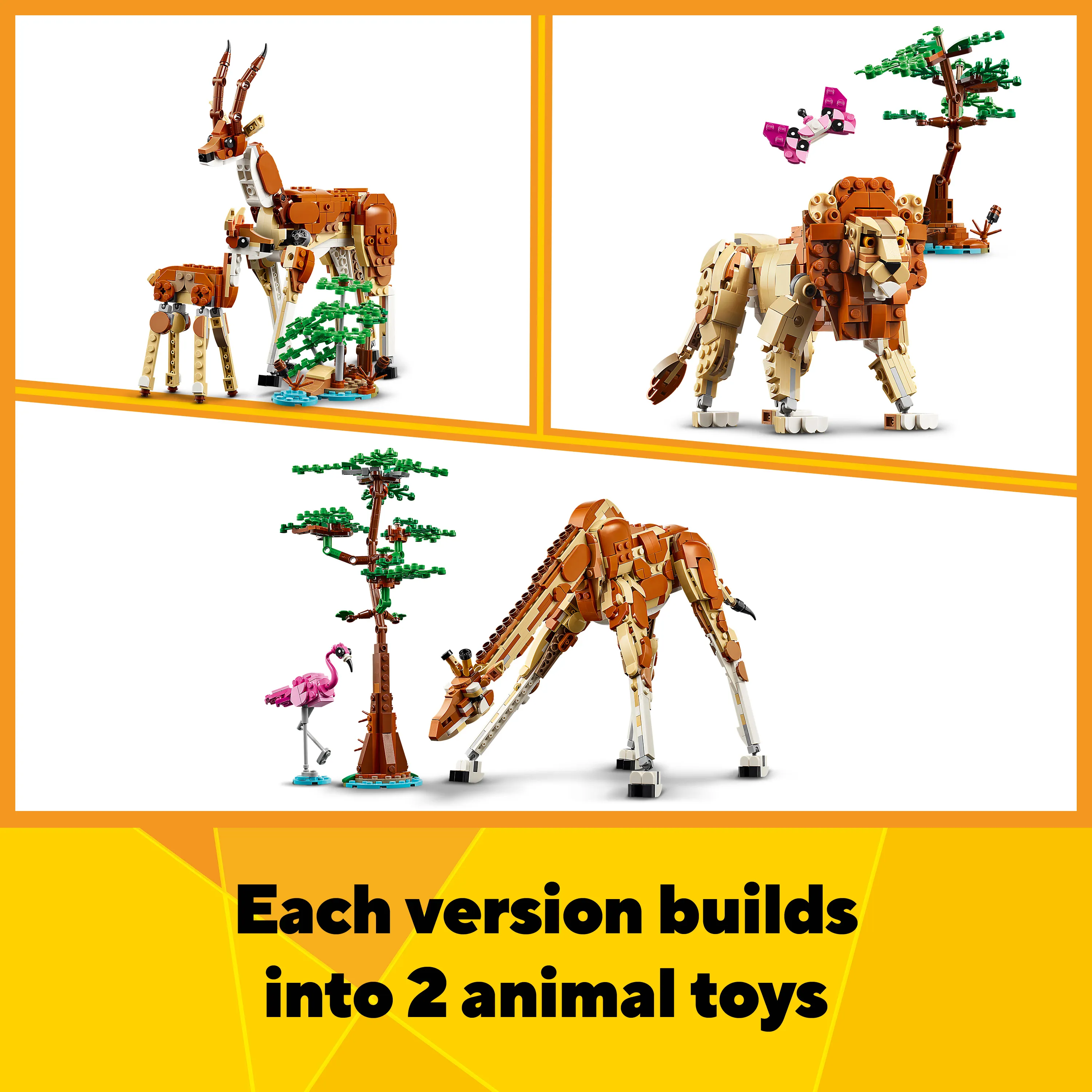 LEGO Creator Safari vildlivsdjur 31150