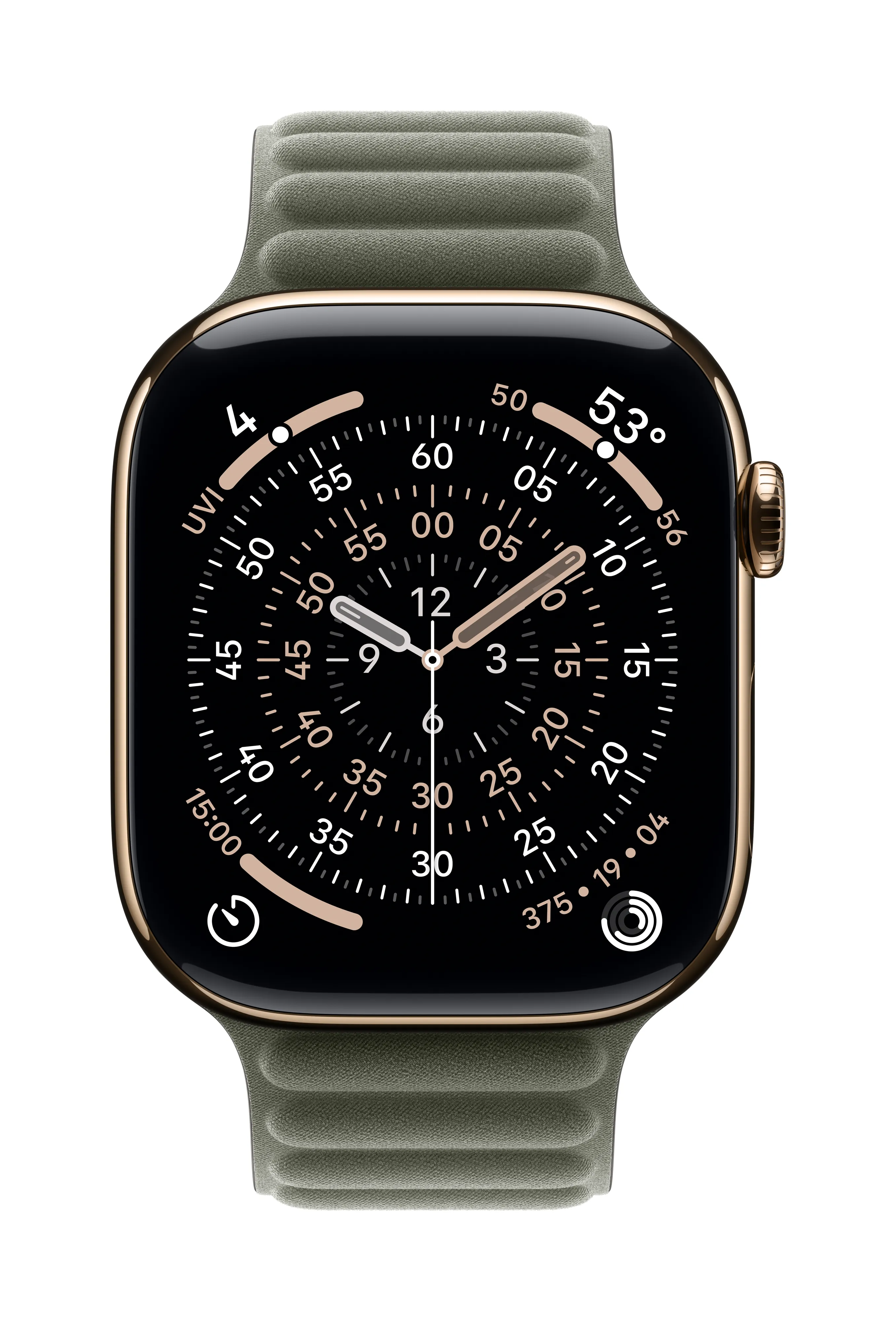 Apple Watch 46 mm Magnetic Link, Sage Gray, S/M