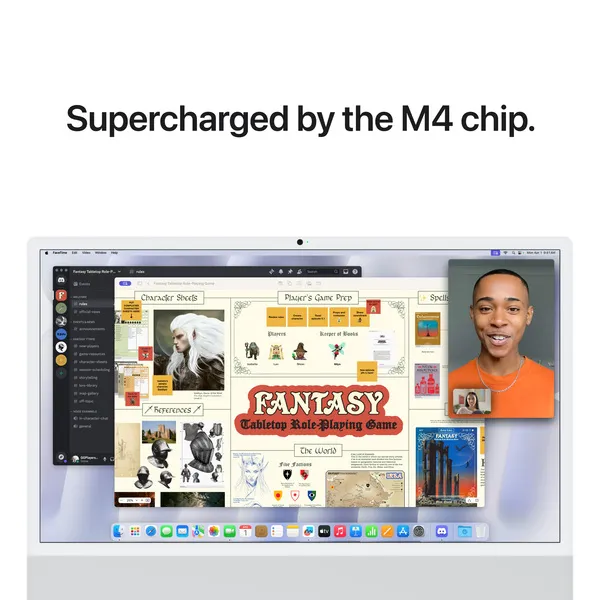 Apple iMac 24&quot; (M4 10C / 10C), 16 Gt, 512 Gt, MacOS - All-in-one, Hopea