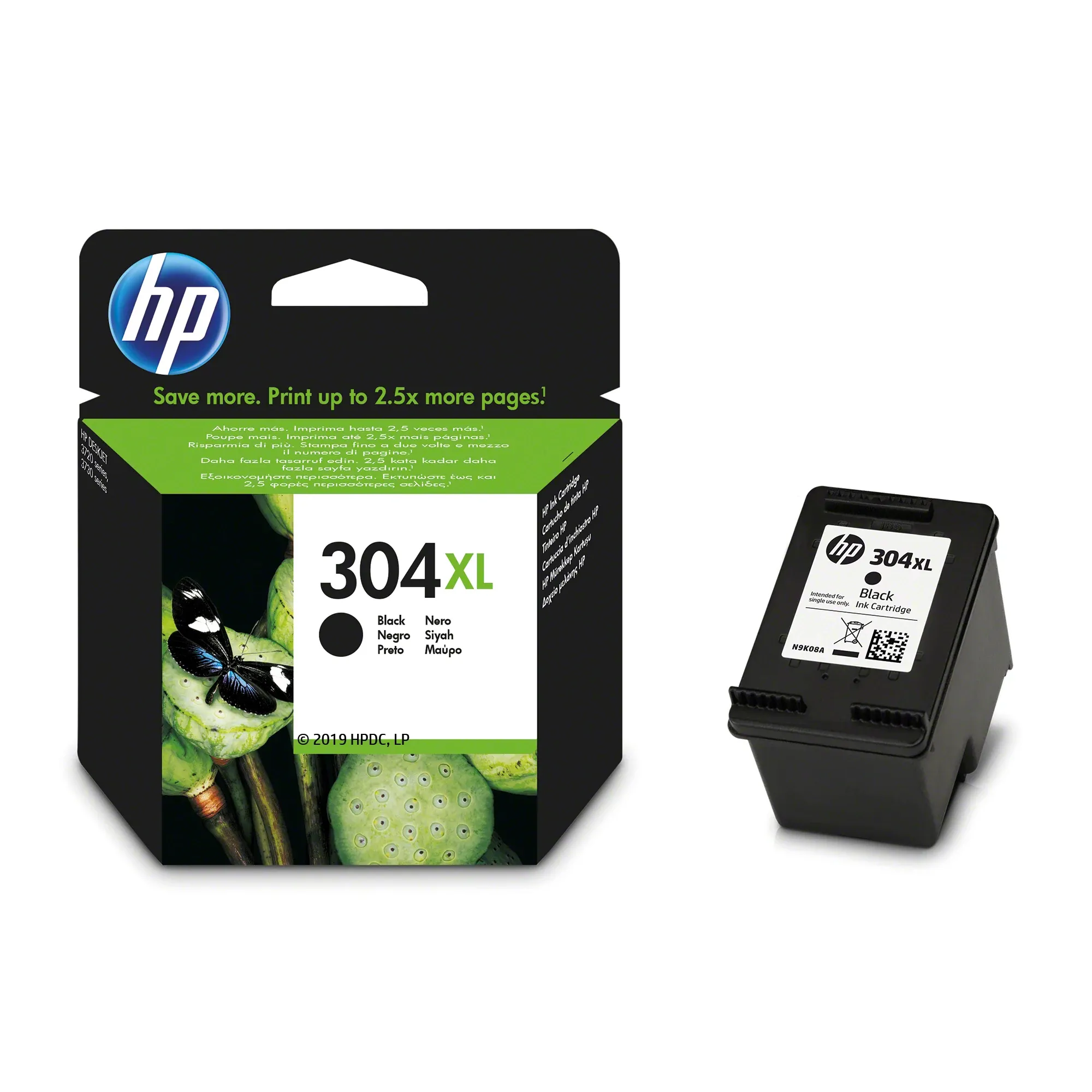 HP 304XL ink cartridge, 5.5 ml, Black